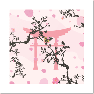 Cherry blossom Posters and Art